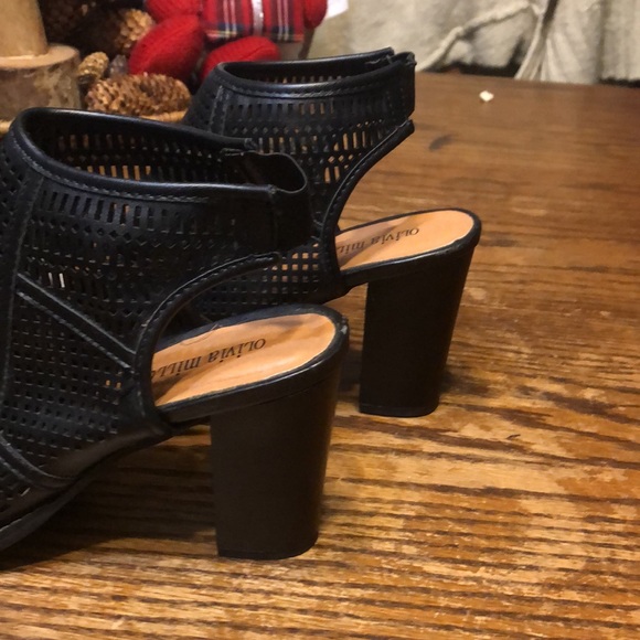 Olivia Miller open toe sling back heels - Picture 3 of 8